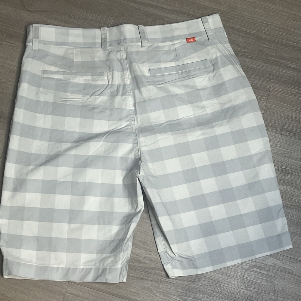 Nike UV Plaid Men's Golf shorts size 34 plaid chino DH1294-494 - Picture 6 of 12
